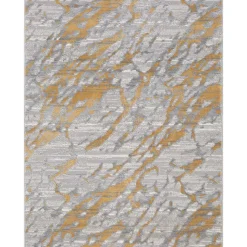 Alfombra Viqi Waves Amarilla 120x160cm