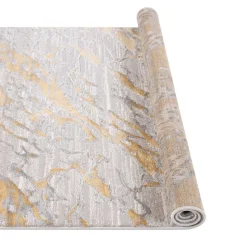 Alfombra Viqi Waves Amarilla 120x160cm