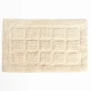 Alfombra wc EVIE beige de algodón 50x80cm