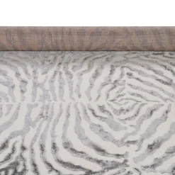 Alfombra Zaha Cebra Gris 133x190Cm