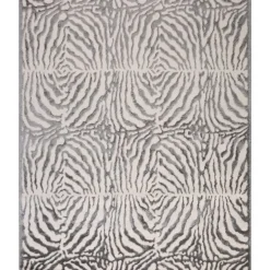 Alfombra Zaha Gris Cebra 240x340Cm