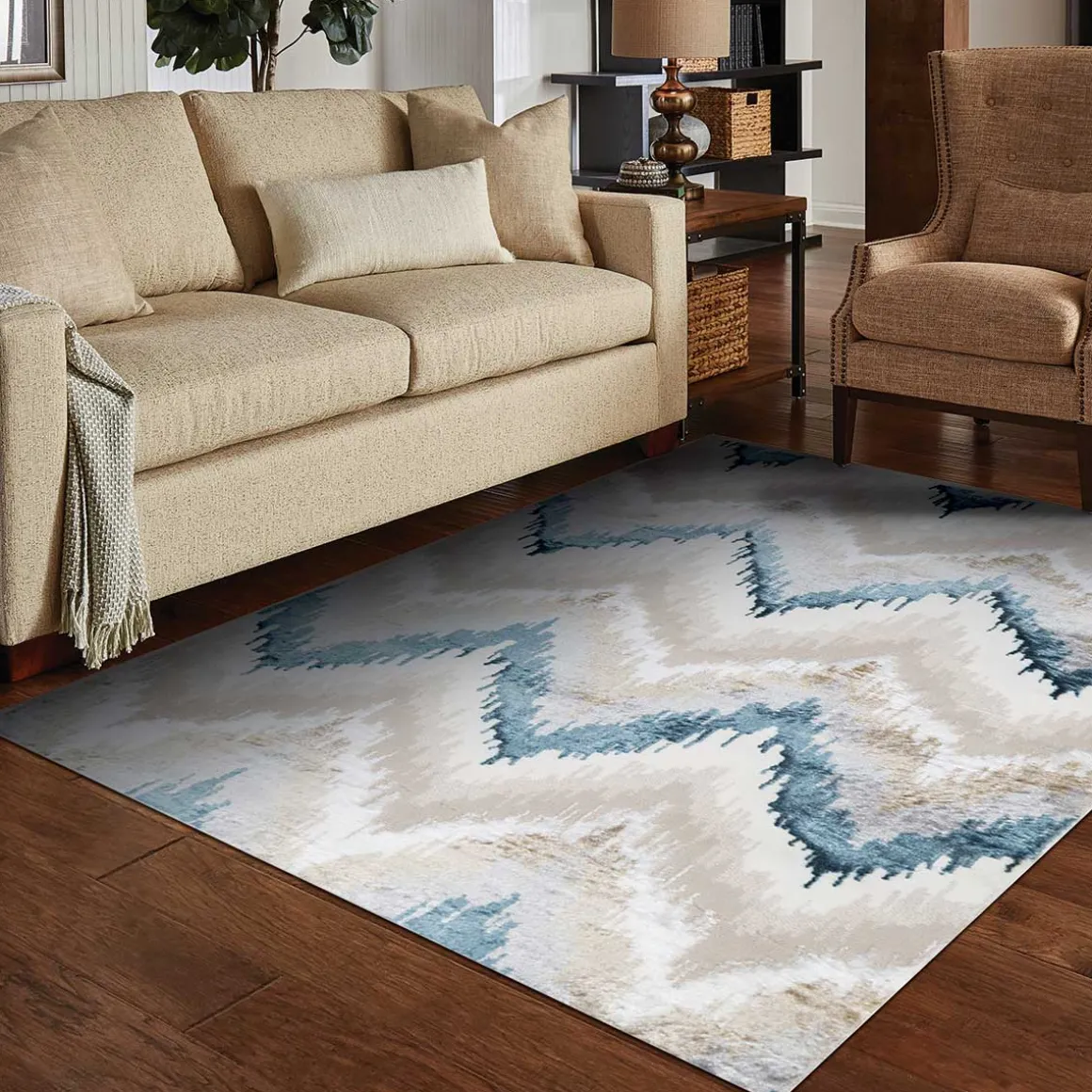 Alfombra Zave Peaks Multicolor 133x190cm