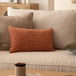 Almohada Bouclette Terracota 30x50cm