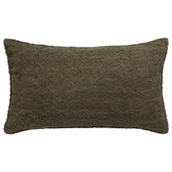 Almohada Bouclette Verde Caqui Automne 30x50cm