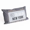 Almohada decorativa gris oscuro 30x50cm
