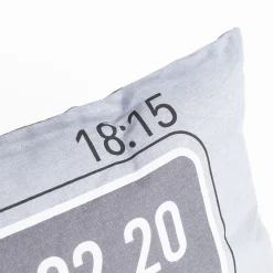 Almohada decorativa gris claro 30x50cm