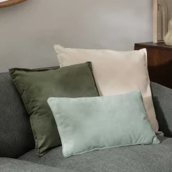 Almohada LILOU verde celadon 30x50cm