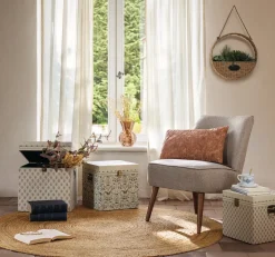 Almohada Stonewash Rosa Viejo 30x30cm