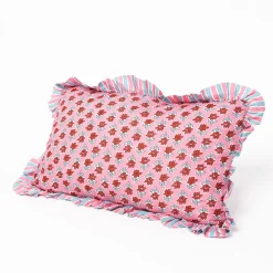 Almohada Yucatán Floral Con Volados 35x60cm