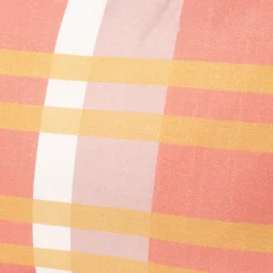 Almohada Yucatán Rayas Con Volados Azul