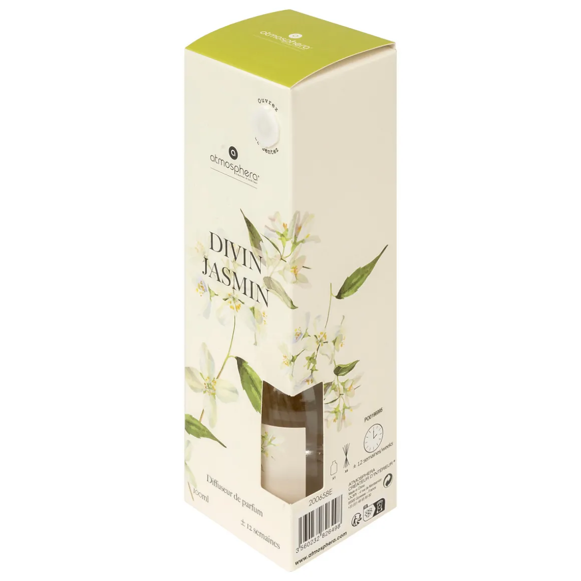Ambientador Jazmín Frasco De Vidrio 100 Ml