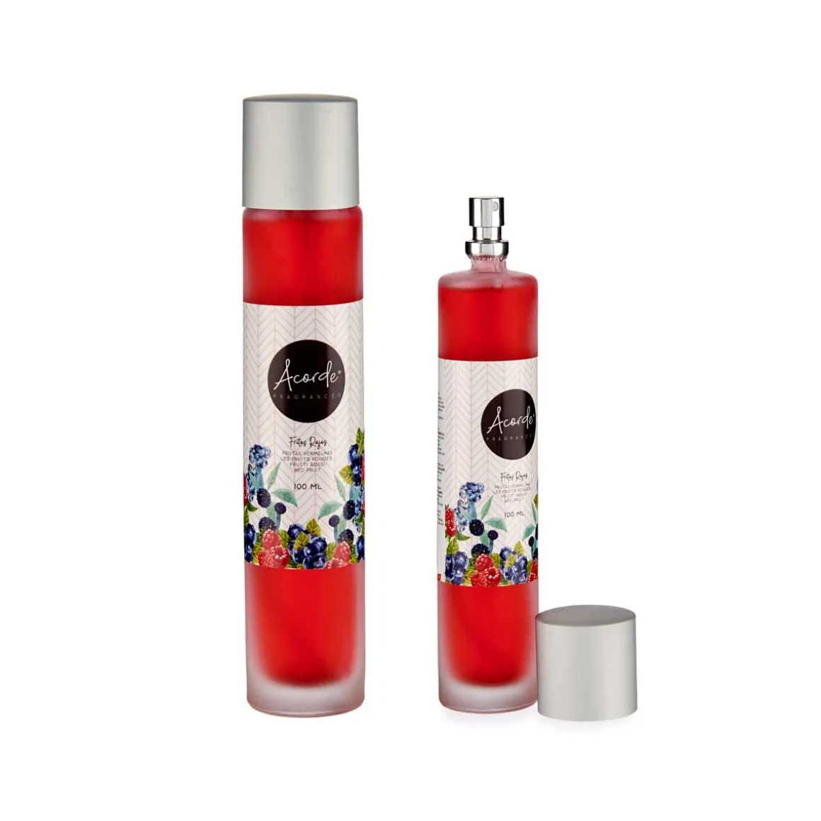 Ambientador spray con aroma de frutos rojos
