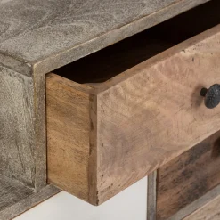 Aparador C/8 Cajones Madera 76x35x107Cm