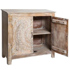 Aparador De Madera Con 2 Puertas Shirel