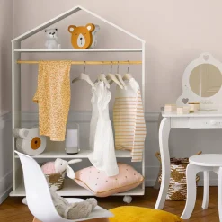 Armario C/Barra Montessori 78x39x126Cm