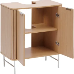 Armario para lavabo con 2 puertas LIORA marrón