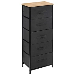 Armario TISSA alto gris oscuro 114cm