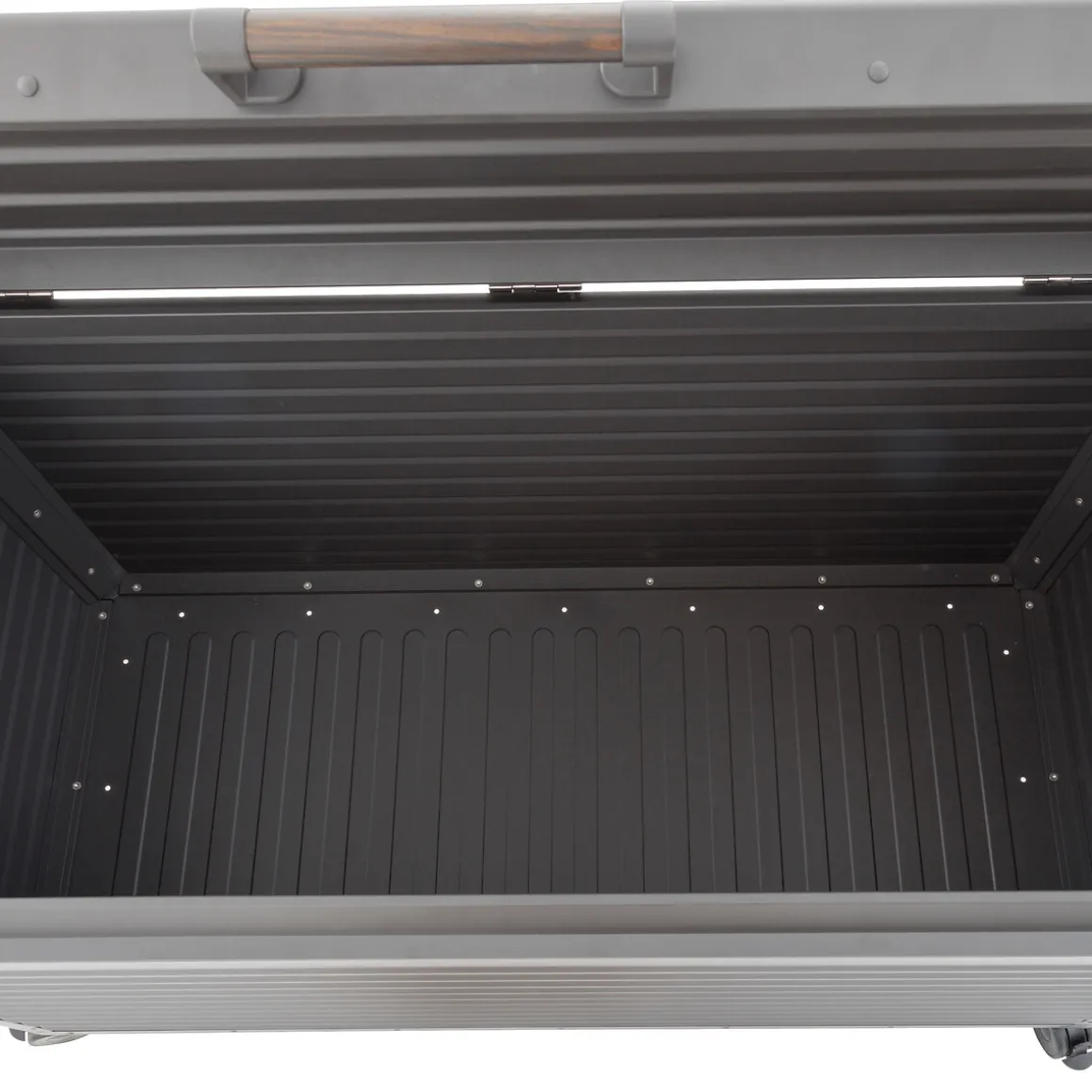 Baúl de acero gris EDENIO