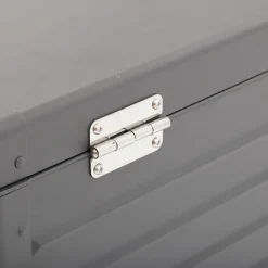 Baúl de acero gris EDENIO