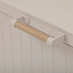 Baúl de almacenaje EDENIO de acero argile