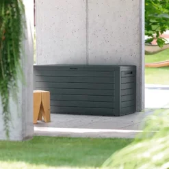 Baúl de almacenaje exterior PP antracita