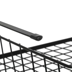 Balda Negra Metálica Colgante Para Almacenaje