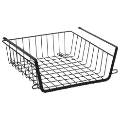 Balda Negra Metálica Colgante Para Almacenaje