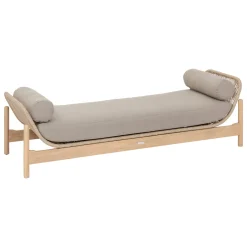 Banco DEONA gris pardo de madera acacia