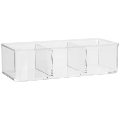 Bandeja Acrílica 3 Compartimentos