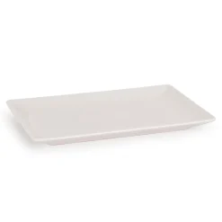 Bandeja Cerámica Elite Blanca 13x20Cm
