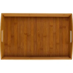Bandeja De Bambú 44x29Cm