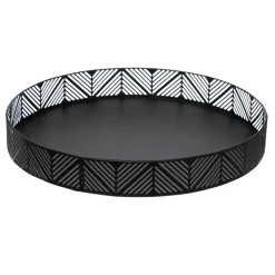 Bandeja Redonda De Metal 30Cm