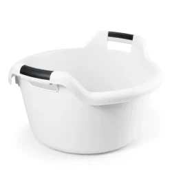 Barreño Redondo Blanco 30L Beclassic