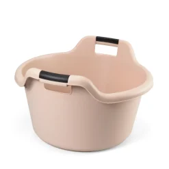 Barreño Redondo C/Asas Beige 20L