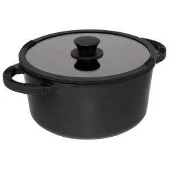 Batería de cocina 3 piezas negro 24cm