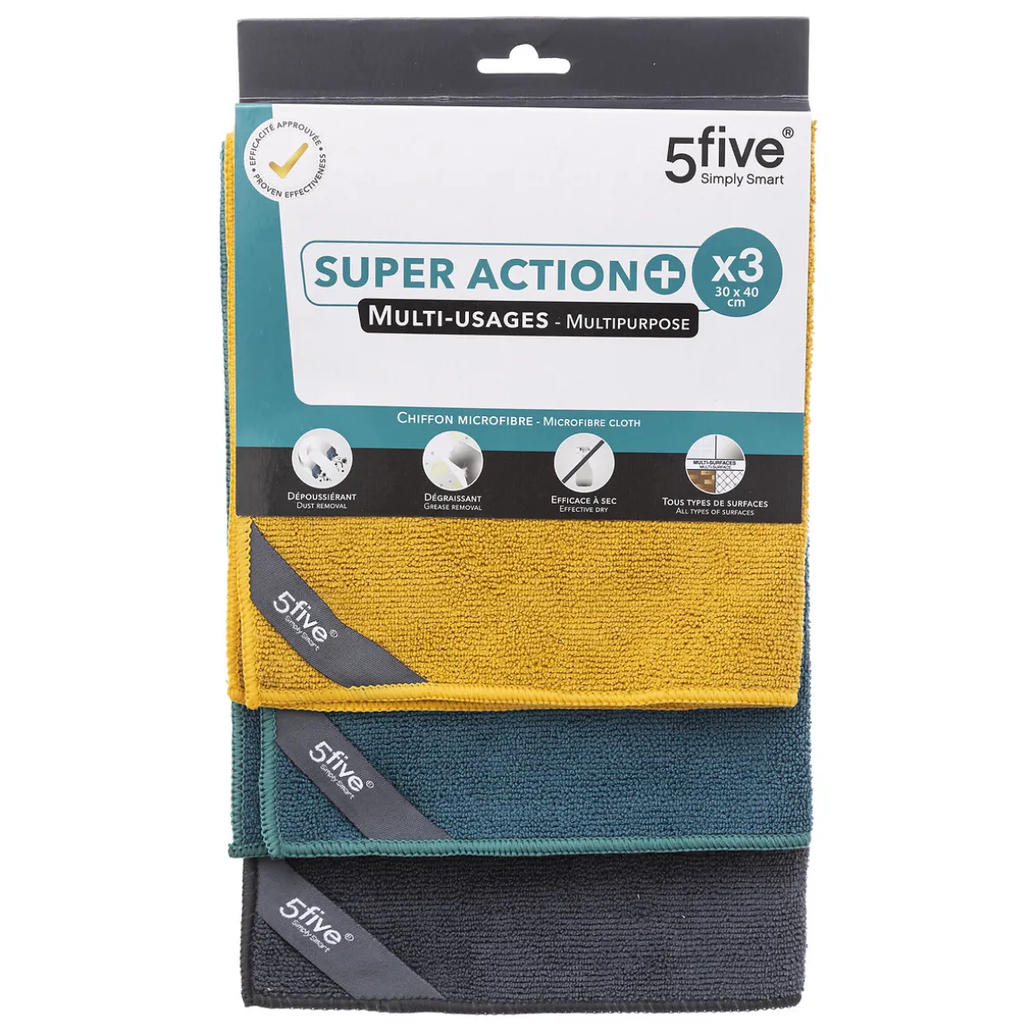 Bayeta de Microfibra Multiusos X3 320G