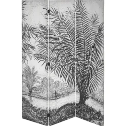 Biombo Decorativo Negro Y Blanco