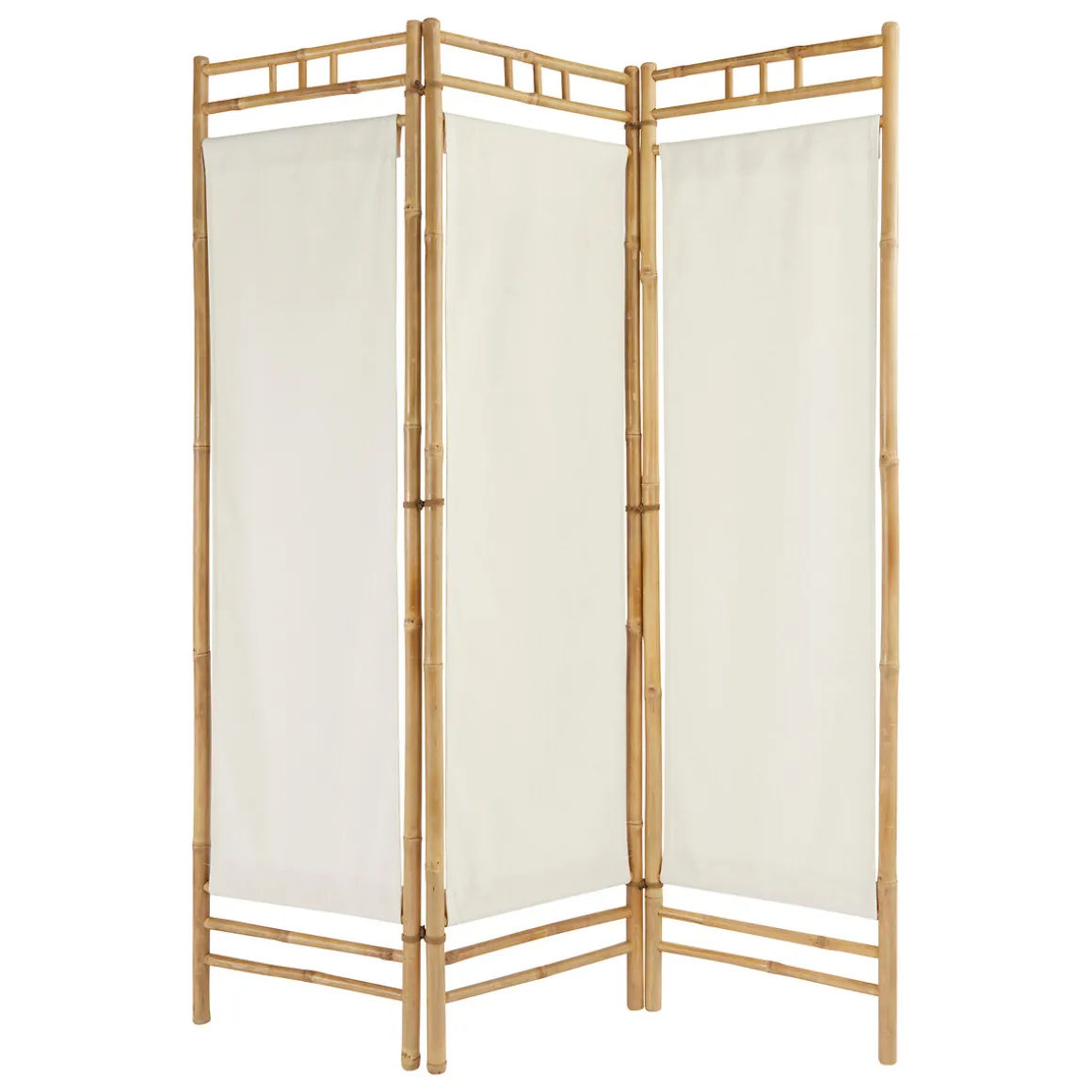 Biombo KAEL de bambú 135.5x170cm