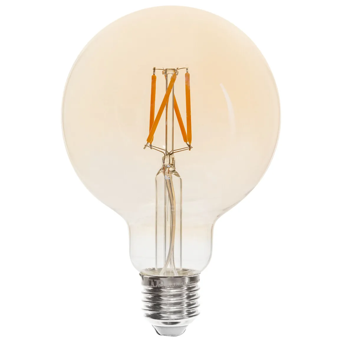 Bombilla Vintage Led Ámbar G95 2W E27