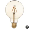 Bombilla Vintage Led Ámbar G95 2W E27