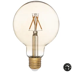 Bombilla Vintage Led Ámbar G95 2W E27