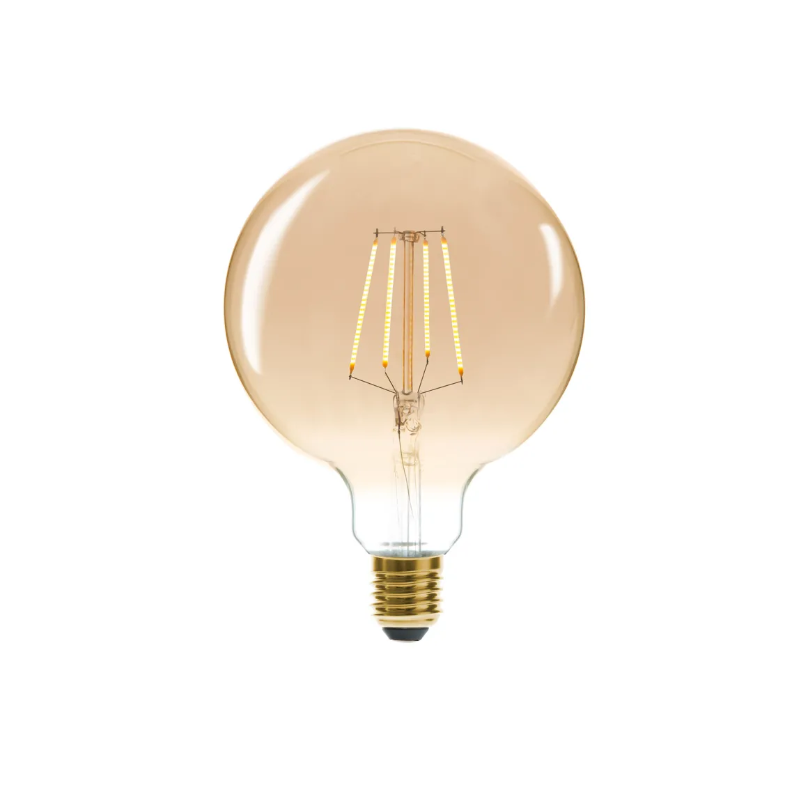 Bombilla Vintage Led Ámbar G125 4W E27
