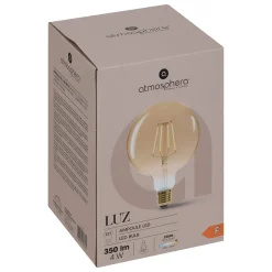 Bombilla Vintage Led Ámbar G125 4W E27