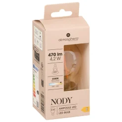 Bombilla VINTAGE ámbar led A48 4.2W E14