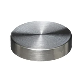 Bombonera De Vidrio C/Tapa Inoxidable 1L