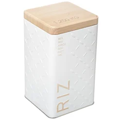 Bote P/Arroz Scandi 10.5x10.5x18.5Cm