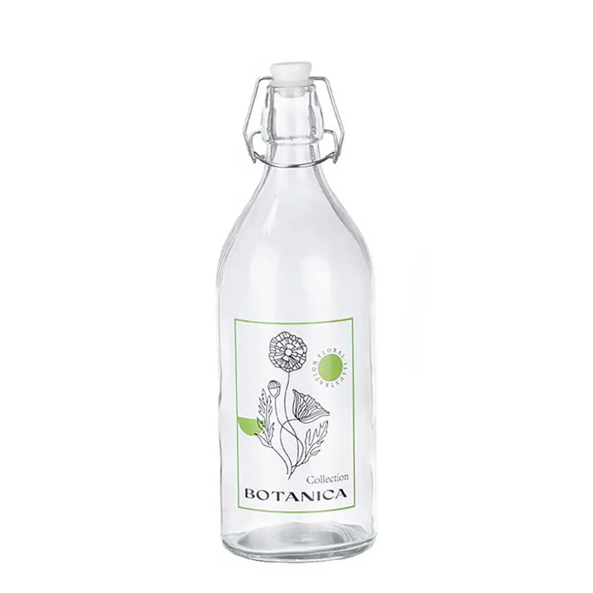 Botella Botanica De Vidrio 1L