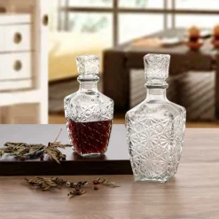 Botella De Licor Rectangular 0.5L