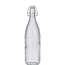 Botella De Vidrio Rayas 1L