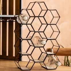 Botellero ARTY para 12 botellas metálico